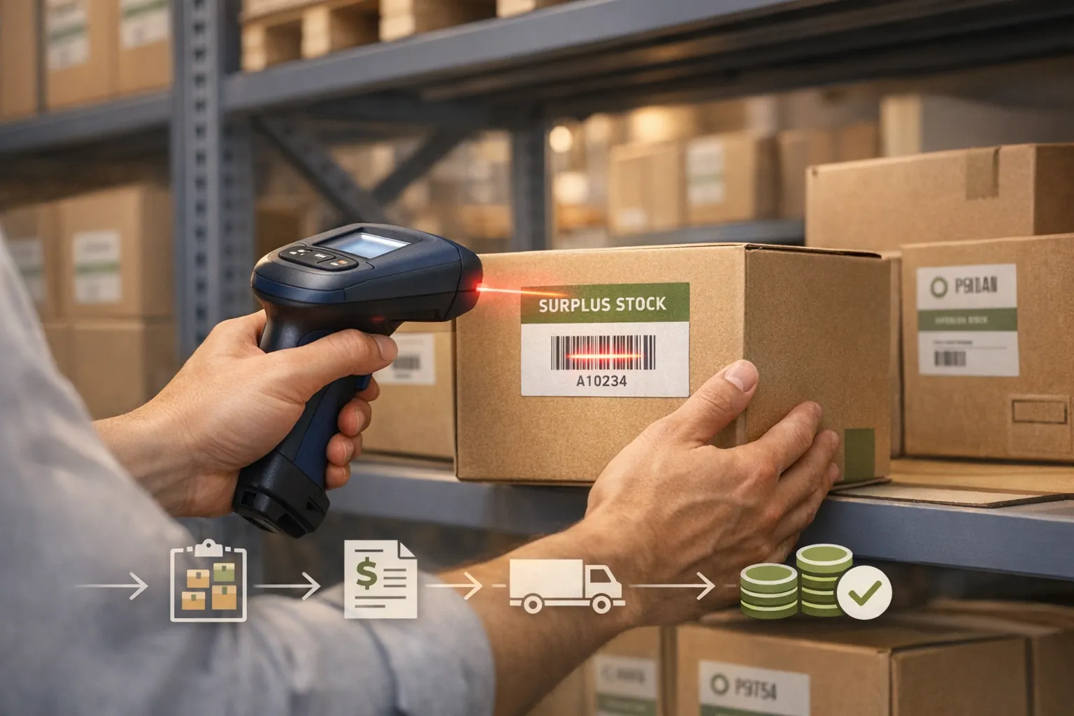 Market-based pricing for surplus inventory, abstractly illustrated with a dynamic graph showing fluctuating values and interconnected data points, representing strategic financial decisions for bus…