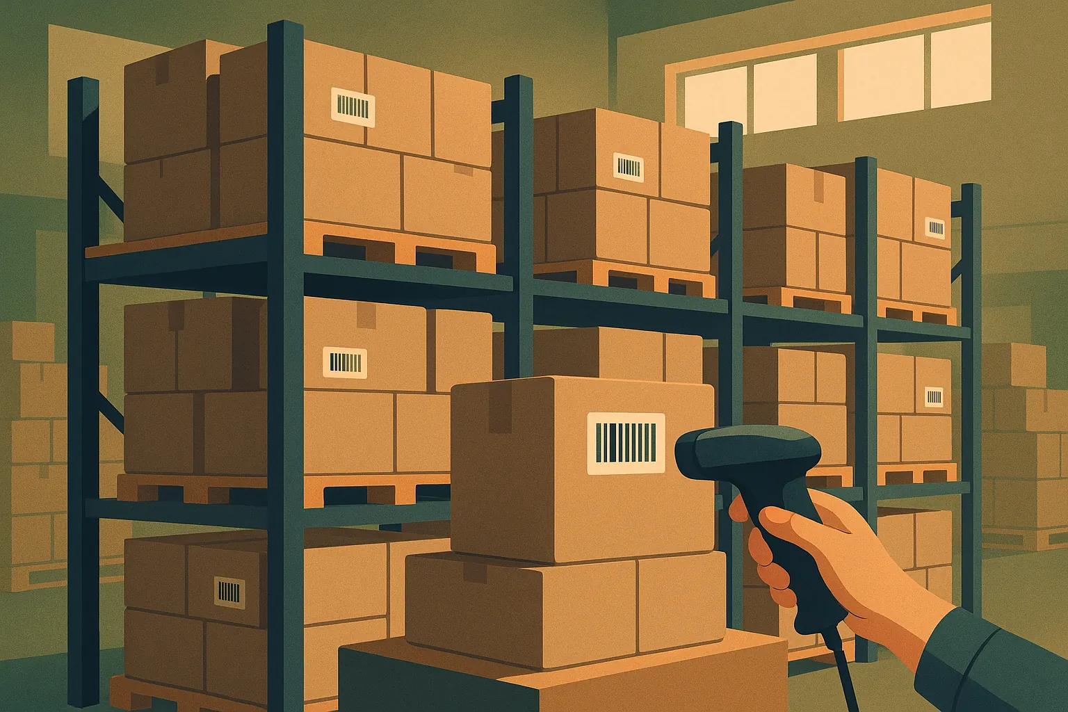 U.S. wholesale inventories rise, depicted by an abstract illustration of upward-trending financial charts and data points